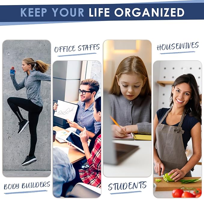 MAKELLO Large Dry Erase Calendar 43" x 31", 12 Months Planning Boards | Wall Mount, Magnetic, Aluminum Frame, Erasable Board, Easy Mount, Yearly Calendar White Board, Family, Kitchen, Classroom