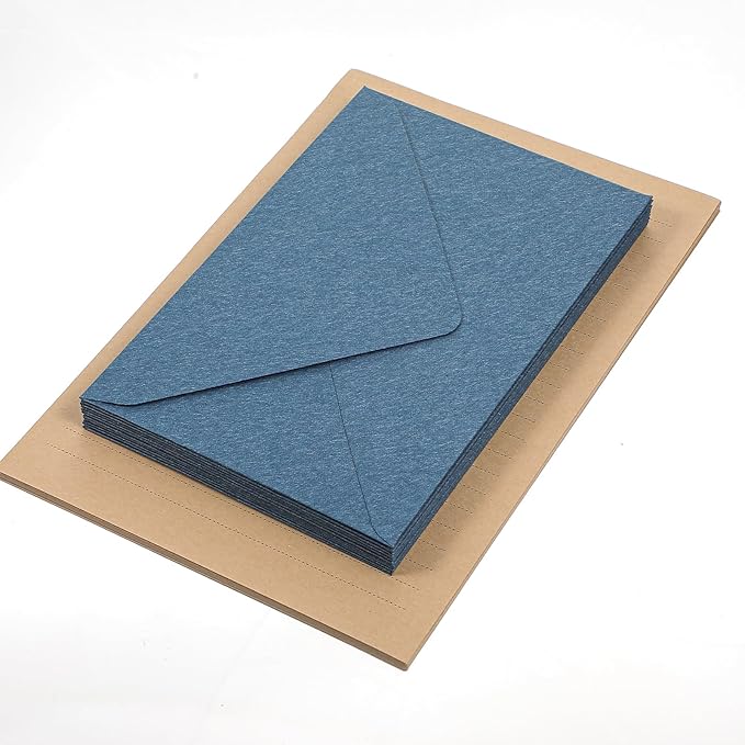 36Pcs Stationery Paper and Envelopes Set Premium Letter Writing Stationery Vintage Letter Paper and Envelopes Set (24 Writing Sheets + 12 Envelopes) for Love Letters and Party Invitations