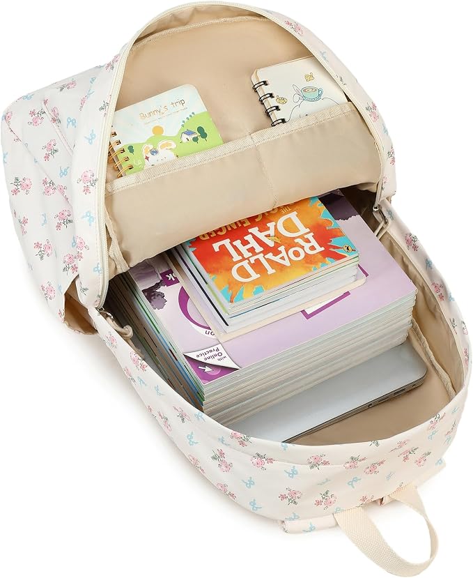 BTOOP School Backpacks for Teen Girls Bookbags Lightweight Kids Backpack School Bags Set with Lunch Box Pencil Case