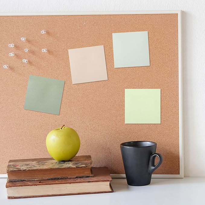 Thenshop 12 Pads Sage Green Sticky Notes 3''x3'', Self Stick Notes Pads Sage Green Office Supplies, Vintage Aesthetic School Accessories 50 Sheets/pad