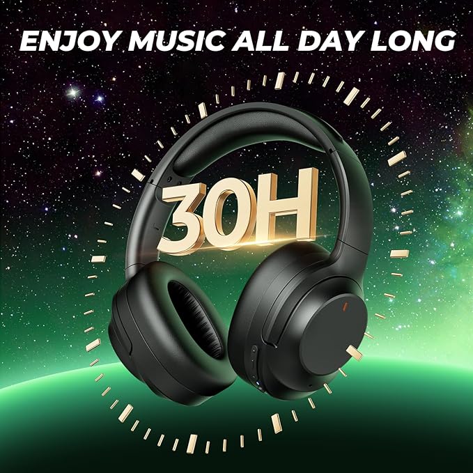 Noise Cancelling Headphones Stocking Stuffers for Men Women Teens Boys Girls: Upgraded HiFi Stereo, 2X Softer Comfort, White Elephant Gifts for Adults, Durable for Traveling/Gym Use/Home Office/Pcs