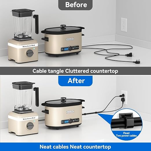 Cable Clips 100pcs with Strong Adhesive Tapes,Wire Holder Organizer Cord Management for Car Office and Home Black