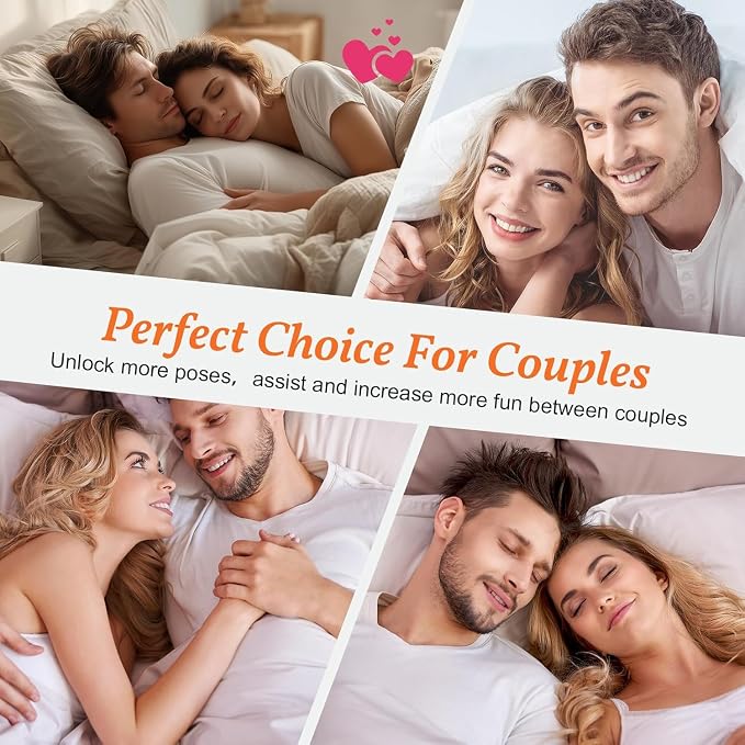27° degree Memory Foam Ergonomic Prone Firm Couples Pillow For Intimacy | back sleeping after surgery Orthopedic Pillow