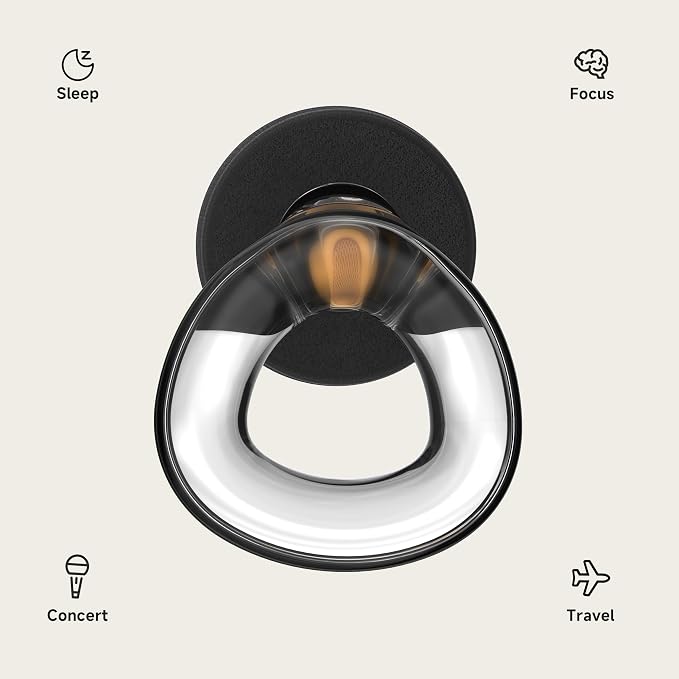 Concert Ear Plugs, 𝟐𝟎𝟐𝟔 𝐔𝐩𝐠𝐫𝐚𝐝𝐞 High Fidelity Hearing Protection for Rave、Festival、Musicians、Travel, Comfortable Silicone EarPlugs for Concerts、Work,30 dB Noise Reduction Gifts for Everyone