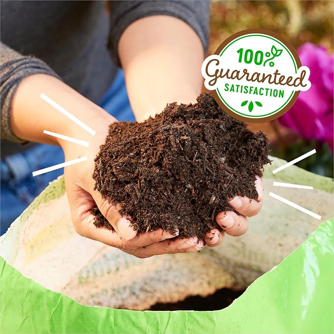 Back to the Roots All-Purpose Potting Mix 6 Quarts (Best Value), 100% Organic & USA Made for Herbs, Veggies, Flowers, w/Nutrient Rich Plant Food, Worm-Castings, & Moisture Controlling Yucca, 2 Packs