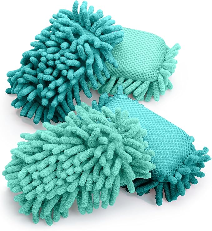 Mr. Pen- Magnetic Microfiber Shag Whiteboard Erasers, 4" x 6", 4 Pack, Dual Surface, Washable Large Dry Erase Board Cleaner for Chalk, Marker, Classroom, Office, Home