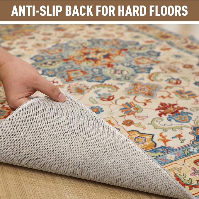 Office Chair Mat for Hardwood Floors - 48X35.5” Desk Chair Mat for Rolling Chair, Under Desk Rug Protects Hard Floors from Damage, Low Pile Floor Protector for Rolling Chair, Non-Slip