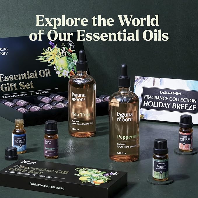 Lagunamoon Australian Tea Tree Essential Oil (150ml) - XXL Bottle with Drops for Candle Making Scents and Cleaning Products - Fragrance Oil for Aromatherapy, Relaxation, Diffusers, Yoga, Home Care