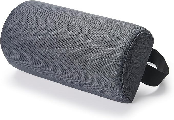 OPTP The Original McKenzie D-Section Lumbar Roll – USA-Made Low Back Lumbar Support Pillow for Office, Back Pillow for Car and Travel. The Preferred Lumbar Pillow of Physical Therapists.