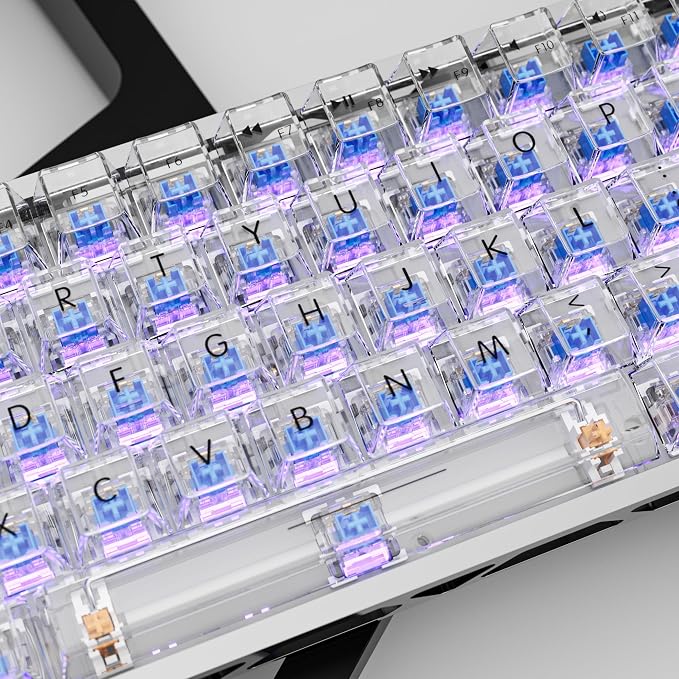 Outemu(Gaote) Blue Switches for MX Mechanical Gaming Keyboard,3-Pin 50gf Clicky/RGB/DIY Replaceable/Dustproof Switches(Blue,108pcs)
