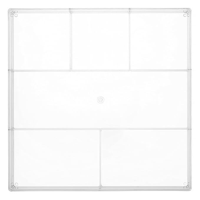 Whitmor 6-Section Clear Drawer Organizer
