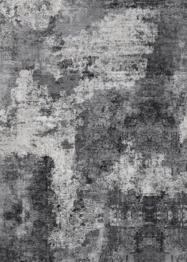 Abstract 3x10 Washable Runner Rug: Indoor Modren Kitchen Carpet with Non-Slip Backing Ultra Thin Low Pile Foldable Rugs Stain Resistant Durable Floor Mat for Bathroom Hallway Laundry 3X10 BlackW