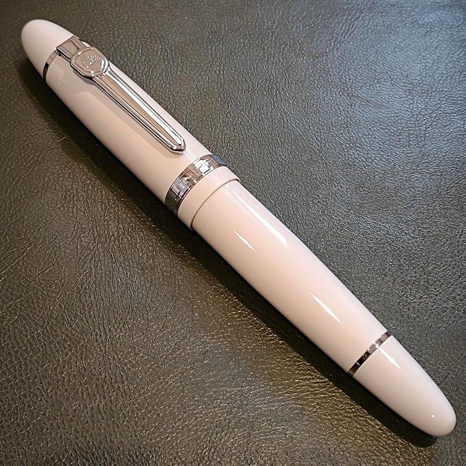 JH159 Rollerball and Ballpoint Pens (White+Silver Clip)