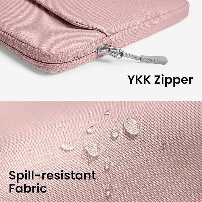 tomtoc Custom-Fit Slim Sleeve for 13-inch MacBook Neo A18 Pro A3404, Water-Resistant Protective Case with Accessory Pocket