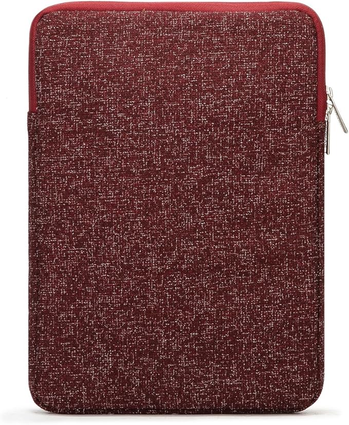 Kinmac 360° Protective Vertical Laptop Sleeve Case Cover Bag (Snow Wine, 13.5 inch-14 inch)