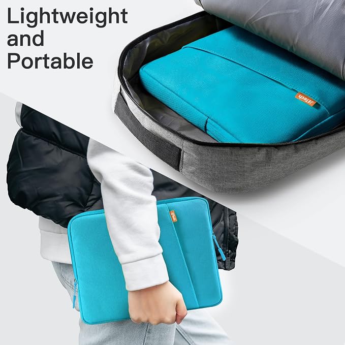 JETech Laptop Sleeve for 13-14Inch MacBook Neo (A18 Pro), MacBook Air/Pro (M1-M5) 2020-2026, 13-13.6 Inch Notebook, Waterproof Shock Resistant Bag Case with Accessory Pocket (Blue)