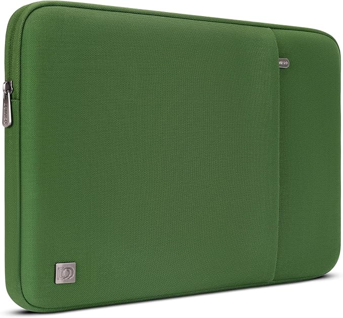 DOMISO 17 inch Laptop Sleeve Case Notebook Bag Protective Carrying Handbag for Dell Inspiron/MSI GS73VR Stealth Pro/IdeaPad 300 320 321/HP Envy/LG Gram 17"/ASUS ROG Strix GL702VS,Avocado Green