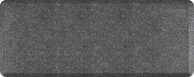 WellnessMats Granite Collection Anti-Fatigue Floor Mat, Polyurethane – Ergonomic Support Pad for Home, Kitchen, Garage, Office Standing Desk – Water Resistant - Made in USA