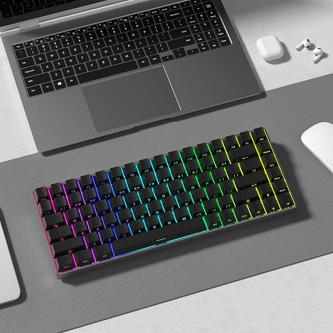 dagaladoo Black keycap Set,Shine Through Keyboard caps South Facing, Japanese Style Double Shot PBT Key caps,OEM Profile Custom keycaps for Mechanical Keyboards(only keycap)
