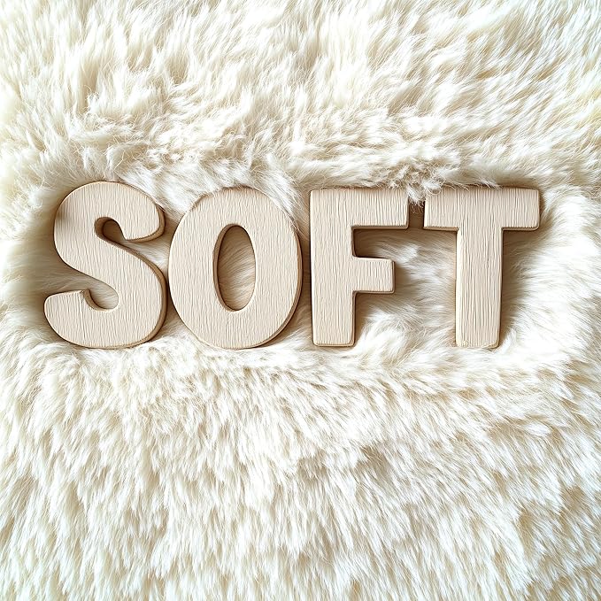 OLANLY 7x8 Machine Washable Large Area Rugs for Living Room, Bedroom, Soft Fluffy Shaggy Bedside Rug, Indoor Floor Carpet for Kids Girls and Boys, Dorms, Nursery, Home Decor Aesthetic, Ivory