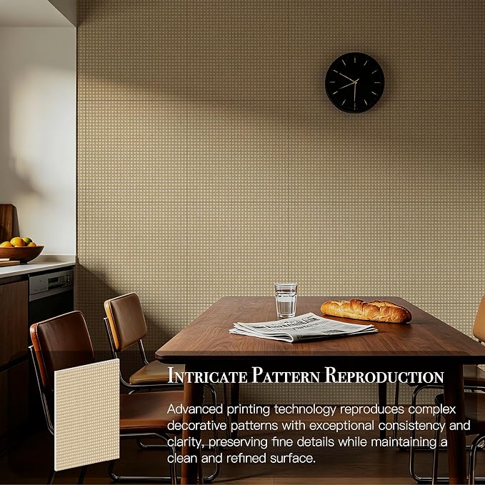 Soon Global Acoustical Wall Panels, 6-Piece 23.62 X 23.62 Inches Art Acoustic Panels, Decorative Acoustic Panels, Acoustic Wall Panels, Sound Absorbing Wall Art, Cane Lattice