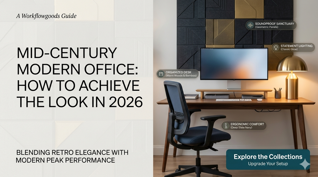 Mid-Century Modern Office: How to Achieve the Look in 2026.