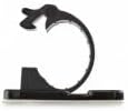 StarTech 100 Adhesive Cable Management Clips, Black, TAA, Sticky (CBMCC2) | Nylon Self Adhesive Clamp UL/94V-2 Fire Rated, Network/Ethernet/Office Desk/Computer Cord Organizer, Wire Holders