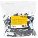 StarTech 100 Adhesive Cable Management Clips, Black, TAA, Sticky (CBMCC2) | Nylon Self Adhesive Clamp UL/94V-2 Fire Rated, Network/Ethernet/Office Desk/Computer Cord Organizer, Wire Holders