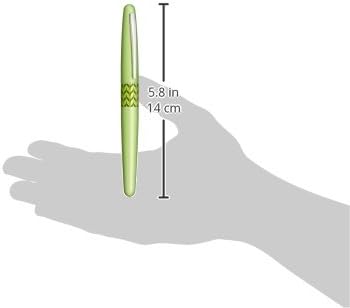 PILOT MR Retro Pop Collection Fountain Pen in Gift Box, Green Barrel with Marble Accent, Fine Point Stainless Steel Nib, Refillable Black Ink (91431)