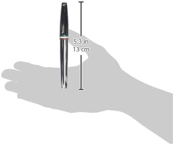 Monteverde USA Aldo Domani Italia Fountain Pen Mirror Chrome - Stub Nib - Luxury Writing Pen - Italian Design - JoWo Stainless Steel Nib - Smooth Ink Flow - Refillable - Gift Box Included