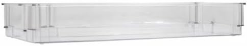 Martha Stewart Miles Stackable Desk Drawer Organizers, Clear, 6-Pack | Various Sizes, Stackable