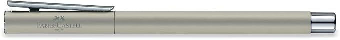 Faber-Castell NEO Slim Fountain Pen, Matte Stainless Steel - Broad