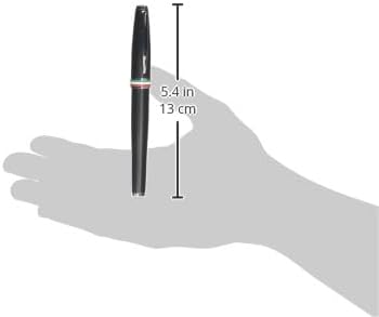 Monteverde USA Aldo Domani Italia Fountain Pen Matte Black - Broad Nib - Luxury Writing Pen - Italian Design - JoWo Stainless Steel Nib - Smooth Ink Flow - Refillable - Gift Box Included