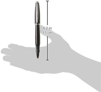 Monteverde USA Aldo Domani Rollerball Pen - Black, Smooth Writing, Italian-Inspired Design