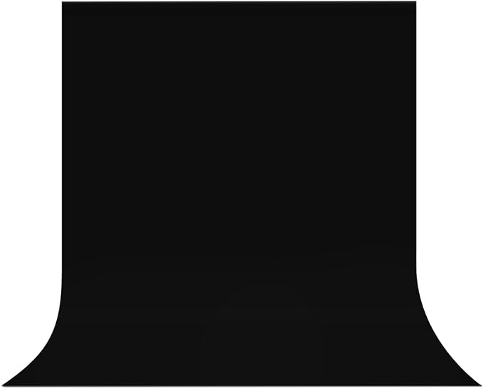 Black Backdrop Background,10 X 13 FT Large Photography Backdrop Photo Background Screen for Photography Photo Booth Backdrops for Photoshoot Background Screen Parties Curtain