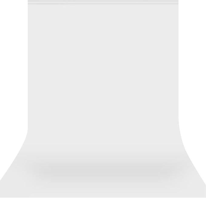 5x7.2ft White Backdrop for Photoshoot, Premium Quality White Background Screen Polyester Picture Photography Backdrop Photoshoot Accessories Content Creator Background for Studio Video Photo Booth