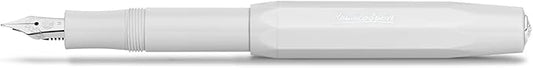 Kaweco SKYLINE SPORT Fountain Pen White I Premium Fountain Pen for Ink Cartridges I Exclusive Fountain Pen 13 cm I Nib: EF (Extra Fine)