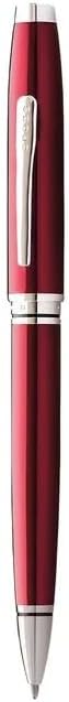 Cross Coventry Red Lacquer Ballpoint Pen - Refillable Pen for Smooth Writing - Professional, Elegant Accessory - Black Ink - Long-Lasting Use - Desk Essential - Gift-Ready