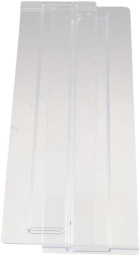 Adjustable Drawer Dividers, Expandable from 10.83-20.47" Kitchen Drawer Organizer Clear Plastic Drawers Separators for Kitchen Utensils, Tools, Clothing, Socks, Dresser