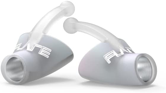 Flare Audio Calmer | Noise Reducing Ear Plugs Alternative | Silicone Reusable Ear Plugs for Noise Sensitivity, Focus and Travel | Ear Plugs for Noise Reduction (pro mini, White)