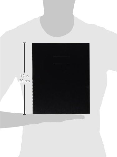 Blueline EcoLogix 100% Recycled NotePro Notebook, Black, 11 x 8.5 inches, 200 Pages (A10200E.BLK)