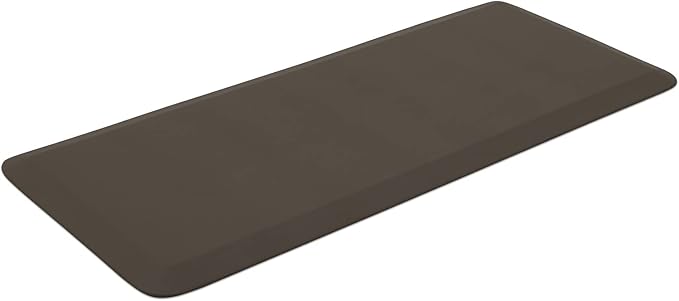 GelPro Professional Grade Anti-Fatigue Kitchen & Office Comfort Bio-Foam Mat with Non-Slip Bottom for Health & Wellness, 20x48, Stone