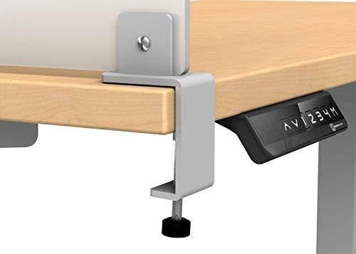 Desk Divider for Students and Desk Privacy Panel. Office Partitions and Ideal Cubicle Light Shield. Frosted Acrylic Clamp-on Desk Partition - 23” W x 22”H Divider