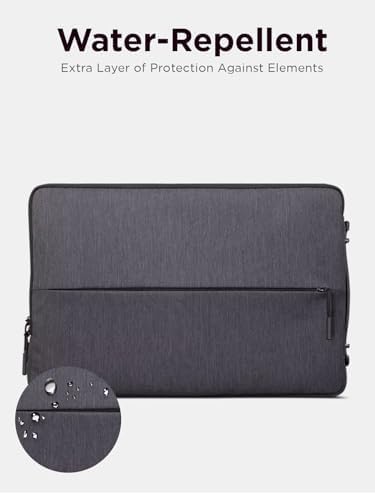Lenovo Urban Laptop Sleeve 14 Inch for Laptop/ Notebook/Tablet Compatible with MacBook Air/Pro Water Resistant - Charcoal Grey