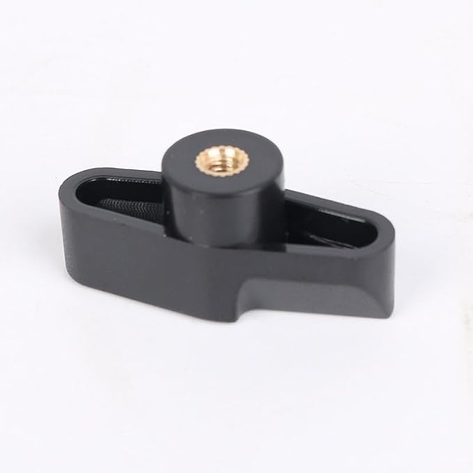 6 Pack Microphone Stand Wing Knobs Replacement M4 Threaded T-Plastic Wing Nuts Tightening Thumb Screw Knobs for Boom Arm Mic Stand Suspension Scissor Arm Camera Mount Overhead Phone Arm