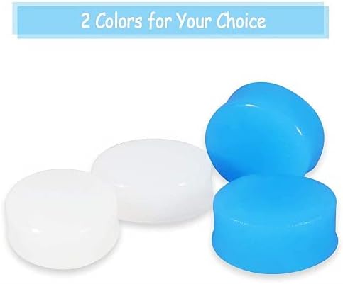 24 Pairs Soft Silicone Ear Plugs Putty Ear Plugs for Sleeping Swimming earplugs for Kids Adults, Transparent + Blue