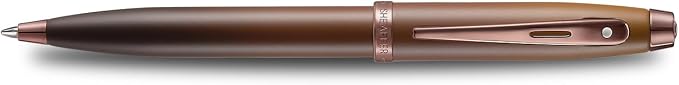 Sheaffer 100 9374 Coffee Edition Matt Brown Pen with Regal Brown PVD Signature Gold Trims (Ballpoint)