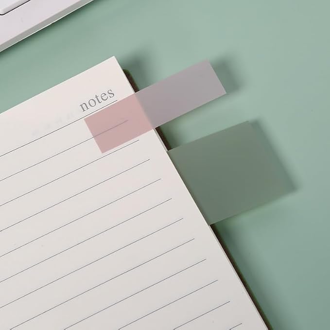 820 Sheets Transparent Bible Sticky Notes,Waterproof Clear Sticky Notes,Bible Study Clear Post It Notes Transparent for Bible Study Supplies,Office School Supplies,Book Annotation