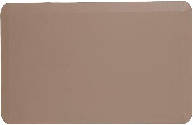 Mabel Home Anti Fatigue Floor Mat- 3 Size(20x32 & 20x39 & 24x70),16 Colors - Standing Desk Mat-Kitchen Floor Mat-Stain ResistantHome Non-Slip Bottom, Extra Soft (Brown, 20" x 32")