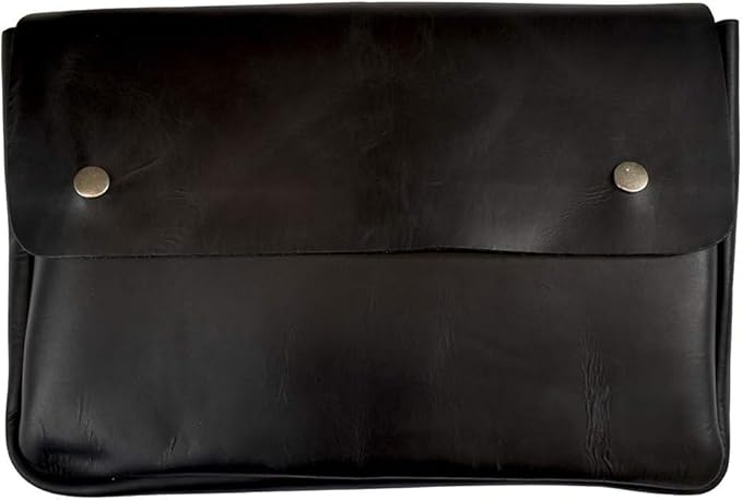 Leather File Folder Organizer Document Holder, File Case, A5 Binder, Envelope Portfolio, Pencil Pouch,Leather Portfolio ,Laptop Sleeve Case for 13"14" 15" Laptops,Macbook & Tablets (Black)